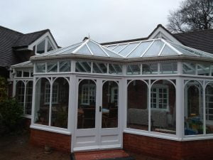 Clean conservatory roof